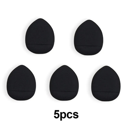 Mini Finger Makeup Puff Sponge Set - Small Air Cushion Applicator for Foundation, BB Cream & Concealer Application