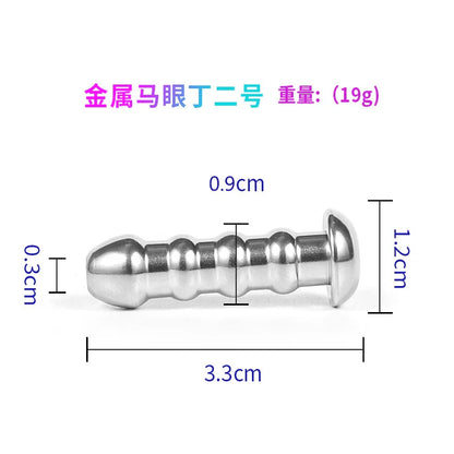 28-Piece Stainless Steel Urethral Sound Set – Hollow Urethra Dilator & Male Stimulation Chastity Toy