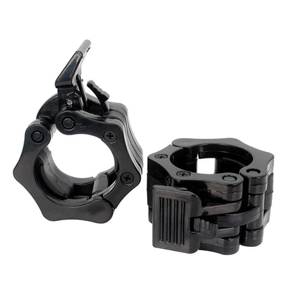 25/28/30mm Quick Release Barbell Clamps - Spin Lock Barbell Collars, Weight Bar Clips for Weightlifting and Strength Training