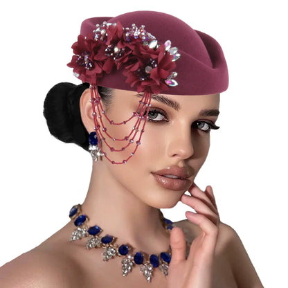 African Turban Headtie Hat - Floral Soft Head Wrap for Women, Church, Party & Casual Wear