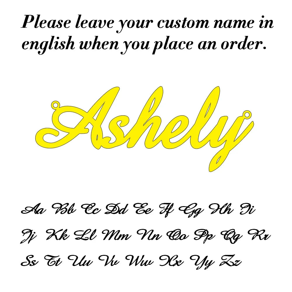 Personalized Gold Name Necklace - Custom Box Chain Handmade Jewelry Gift for Women, Mom & Birthday Keepsake