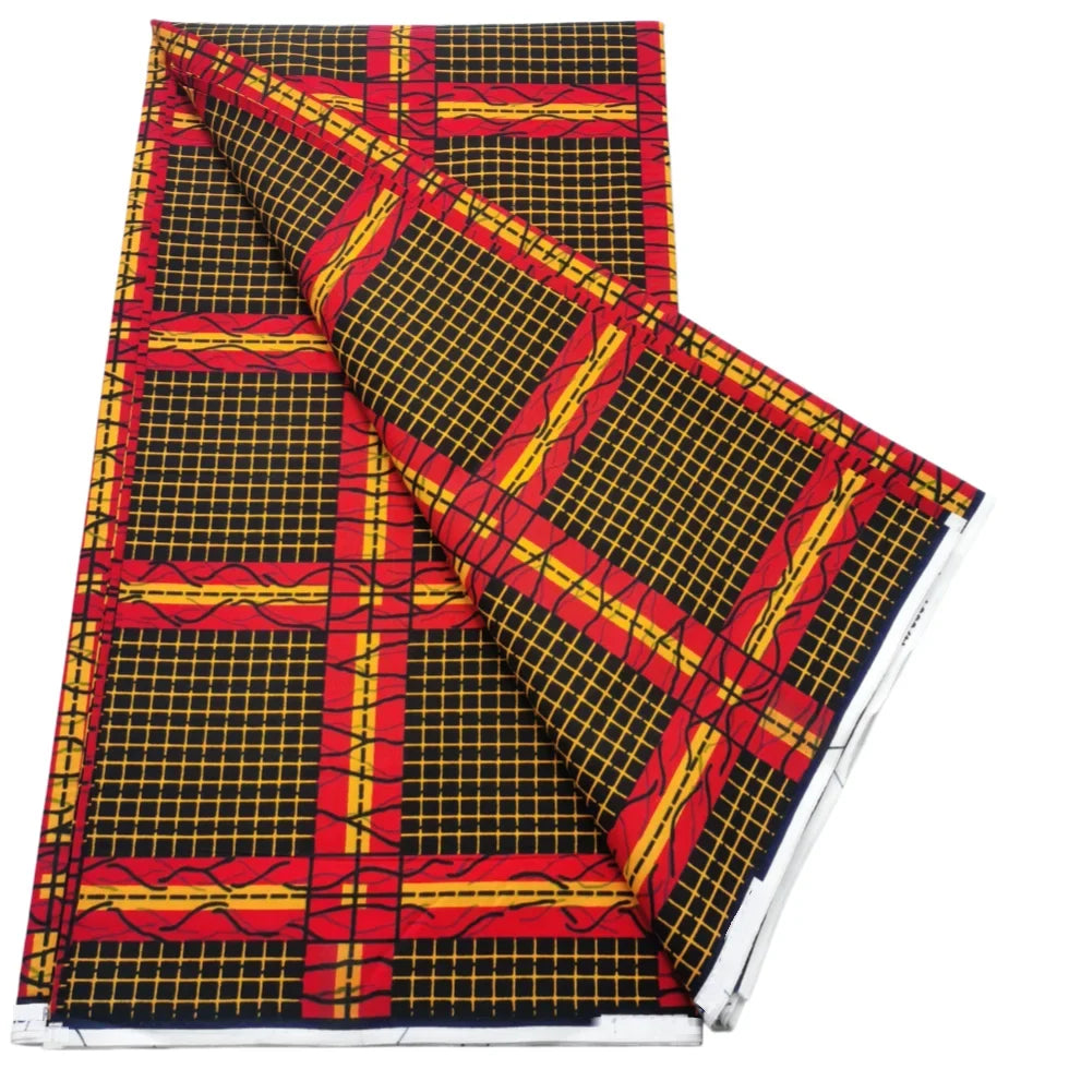 100% Cotton Real Wax Ankara Fabric - 2026 African Print Wedding Dress Sewing Fabric
