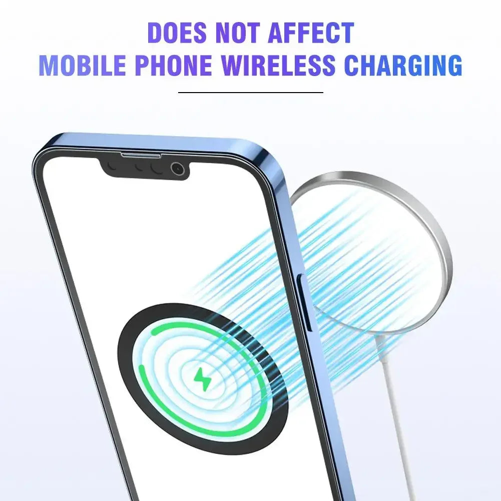 Magsafe Magnetic Metal Plate – Universal Sticker for Wireless Chargers & Car Magnet Holders