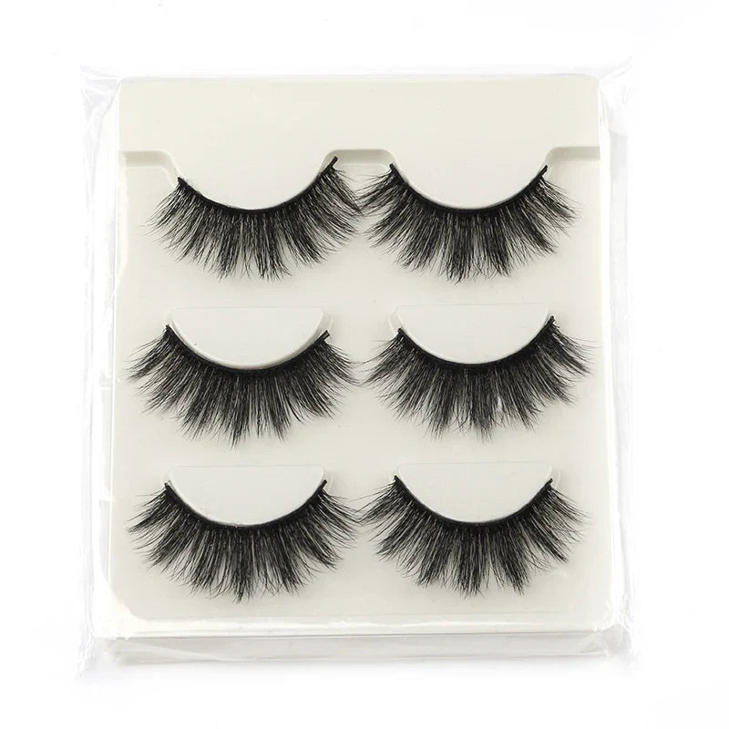 SHIDISHANGPIN 3D Half Cat Eye Lashes – Natural Winged Fox Faux Mink Eyelashes for Makeup