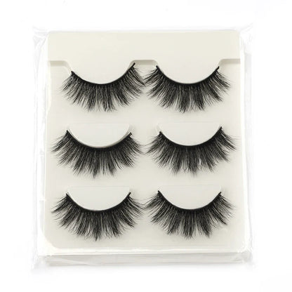 SHIDISHANGPIN 3D Half Cat Eye Lashes – Natural Winged Fox Faux Mink Eyelashes for Makeup