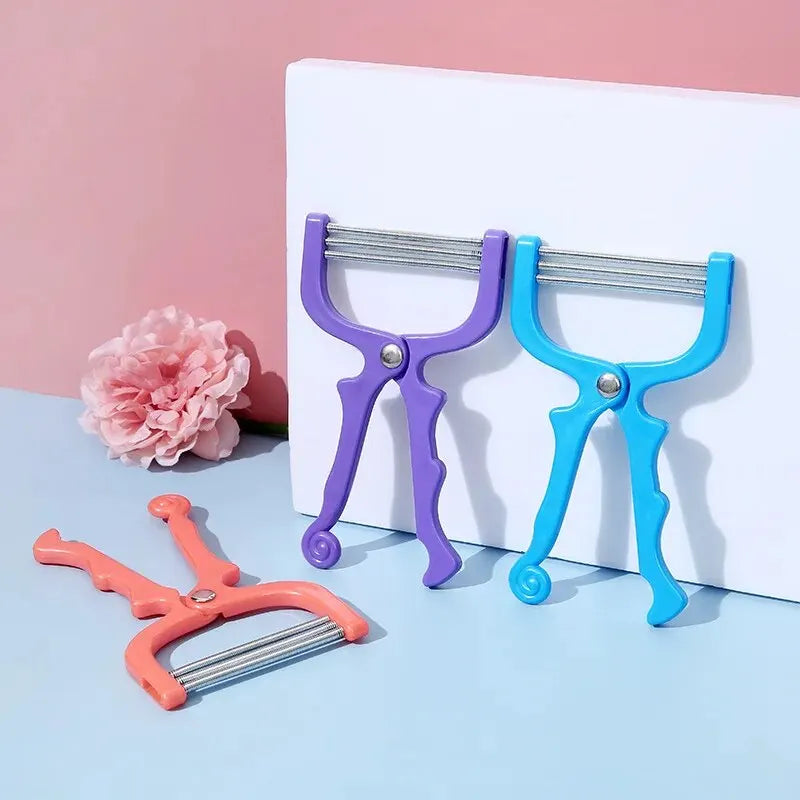 Manual Facial Hair Remover Epilator – Beauty Shaving & Threading Tool for Women