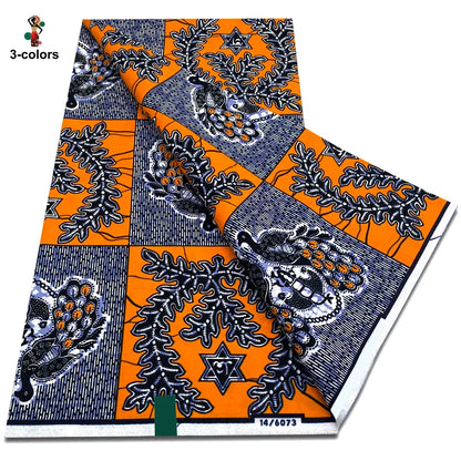 2026 African Ankara Wax Print Fabric - 100% Cotton Soft Dutch Hollandais Pagne for Dresses