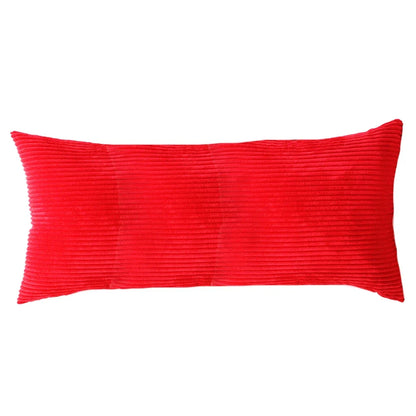 Striped Corduroy Body Pillow Cover - Plush Long Cushion Case for 50x70/50x100/50x120CM Bedding & Home Comfort