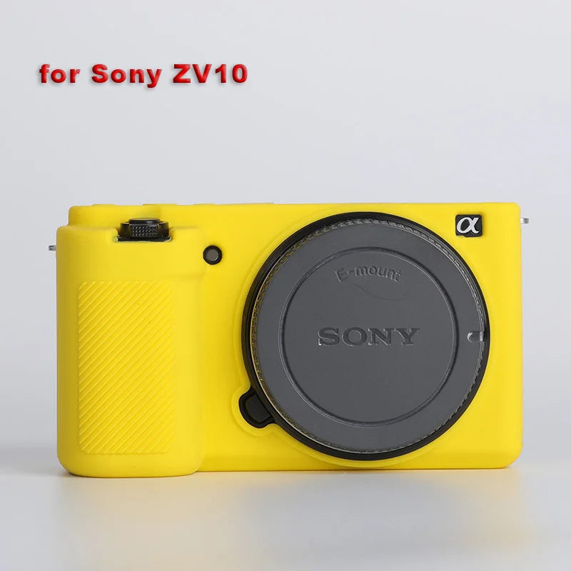 Sony RX100 ZV Series Silicone Camera Case - Soft Rubber Protective Body Cover Bag for RX100 III IV V VI VII ZV1 ZV-E10 Camera Protector