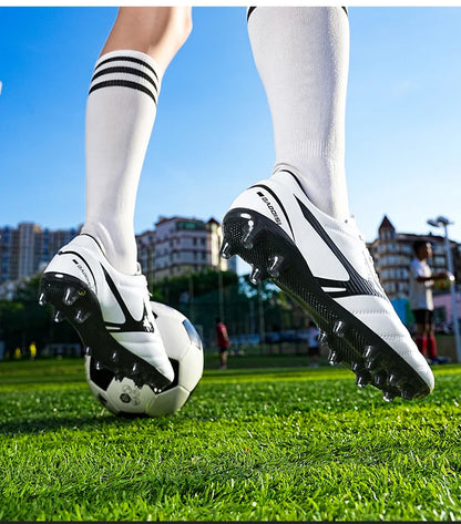 Men’s Football Soccer Cleats – Studded Indoor/Outdoor TF & FG Training Shoes