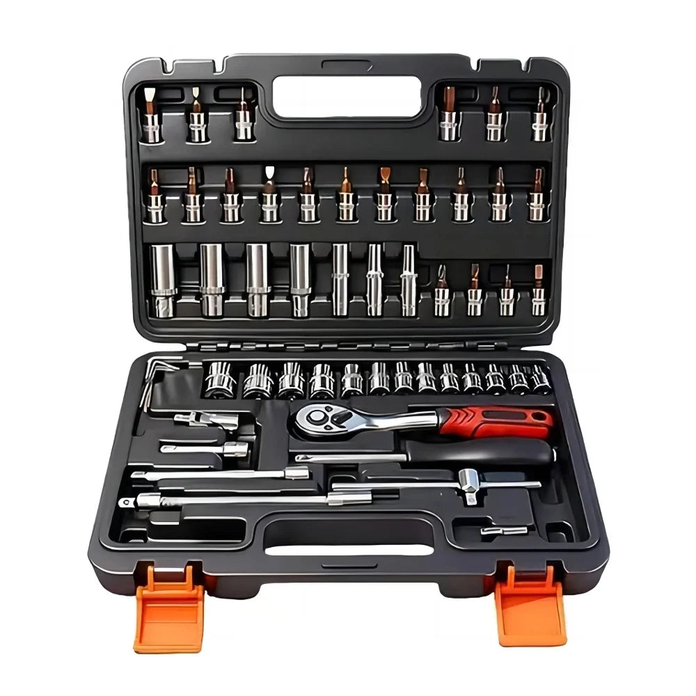 899-Piece Professional Tool Kit - Portable Multi-Function Toolbox for Home, Car Repairs & DIY Projects