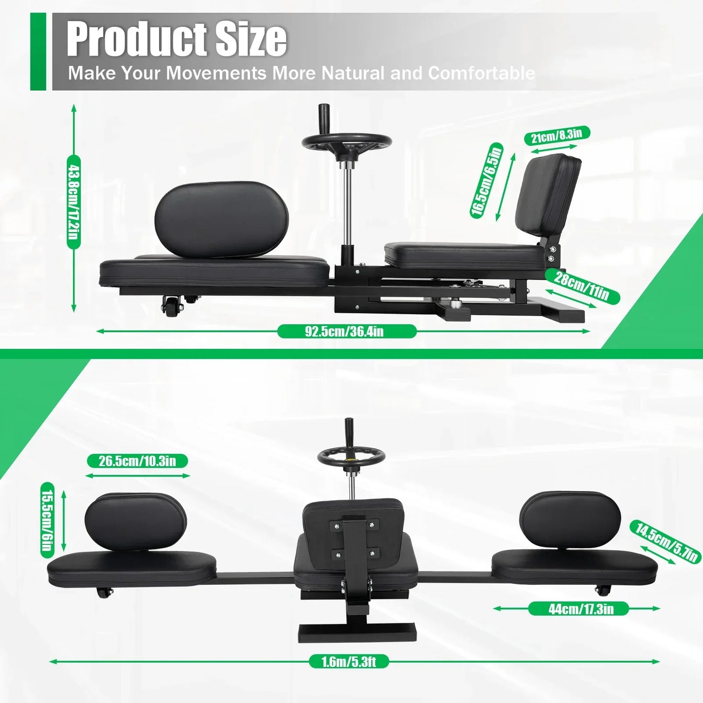 Leg Stretcher 3-Bar Leg Spreader – Heavy Duty Leg Split Machine for Flexibility & Stretching