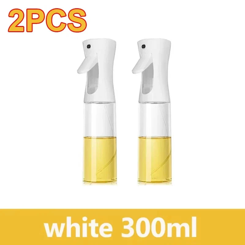 Oil Spray Bottle - 200/300/500ml Cooking Olive Oil Sprayer for BBQ Baking Vinegar & Kitchen Use