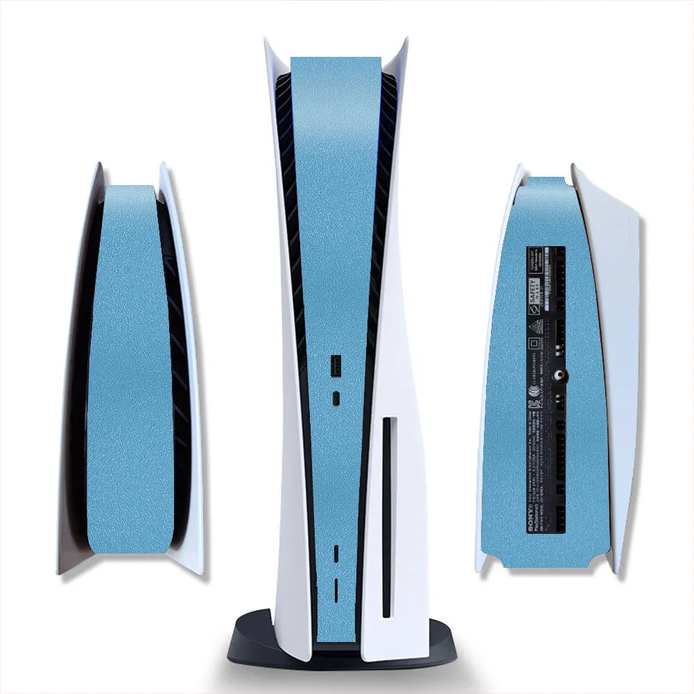 PS5 Console Middle Skin Sticker – Matte Black Center Strip Protective Film for PlayStation 5 Cover