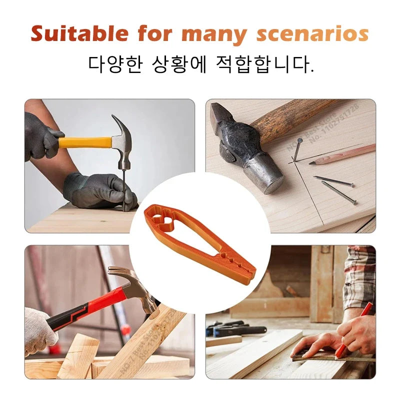 Nail Holder Tool Finger Protector Pliers - Sliding Joint Nail Fixer for Accurate Woodworking DIY Placement & Repair