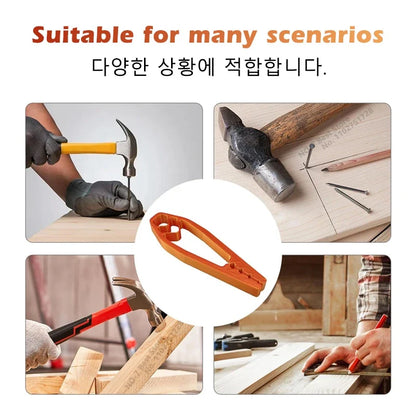 Nail Holder Tool Finger Protector Pliers - Sliding Joint Nail Fixer for Accurate Woodworking DIY Placement & Repair