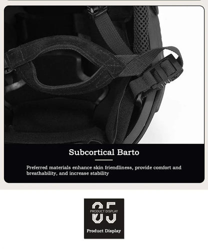 FAST Tactical Helmet – Kevlar High-Quality Outdoor Hunting Helmet with Wendy Floating Pad