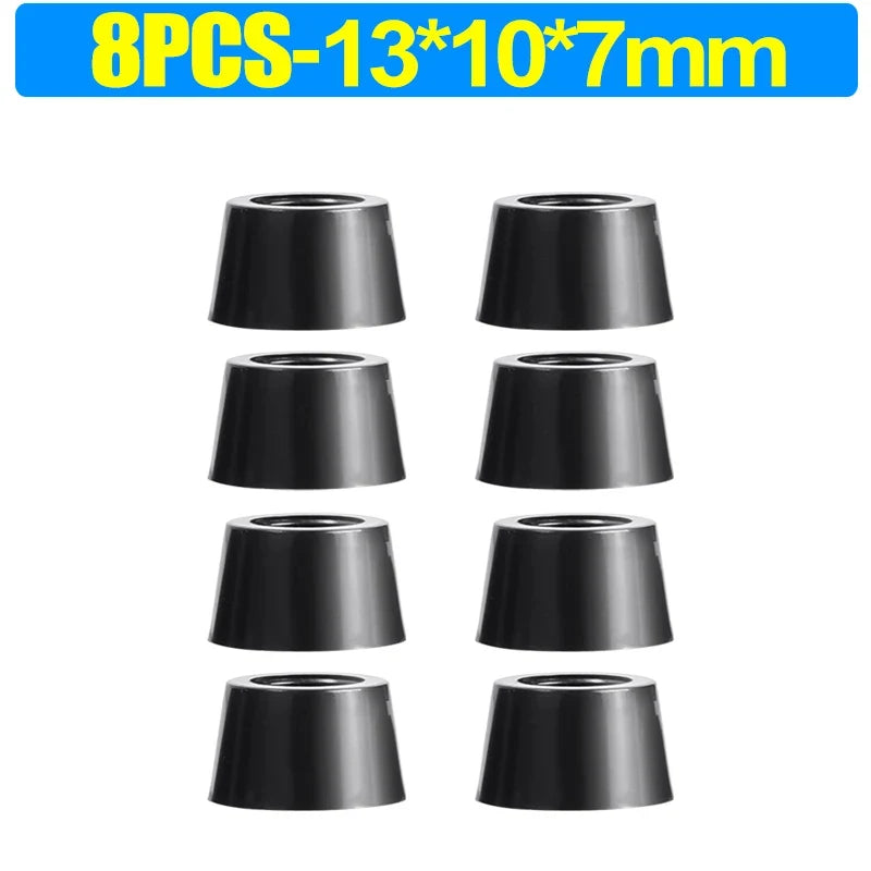 8/80pcs Rubber Furniture Pads - Non-Slip Floor Protectors & Chair Leg Bumper Gaskets for Tables and Cutting Boards