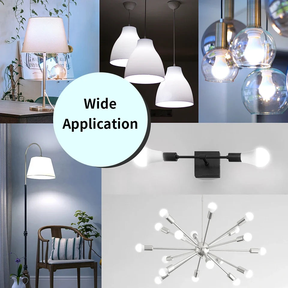 LED Light Bulbs - E27 E14 B22 220V Energy Saving SMD2835 Lamps for Indoor Home Bedroom Lighting
