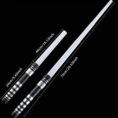 7-Color Retractable Lightsaber Toy - LED Role Play Sword with Sound Effects & Light Show for Halloween, Birthday & Christmas Gifts
