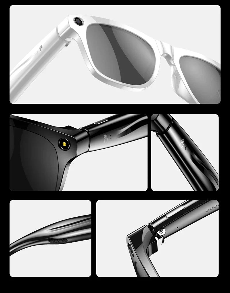 Xiaomi MIJIA 1080P HD AI Smart Glasses — Cat GPT, 100MP Camera, Bluetooth Calls, Voice Assistant, 260mAh Battery