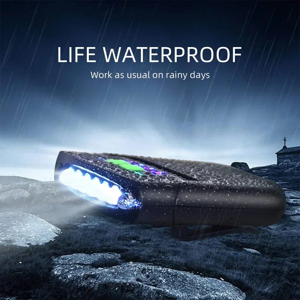 Night Fishing Headlamp Motion Sensor - USB Rechargeable Waterproof Clip On Cap Light for Camping & Bait Tying