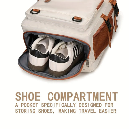 Expandable Business Laptop Backpack - Large Capacity Travel & Computer Bag for Men and Women