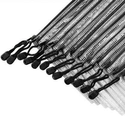 Mesh Zipper Document Bag Set - 3/5PCS A3 A4 A5 A6 Stationery Storage Pouches for School & Office Supplies