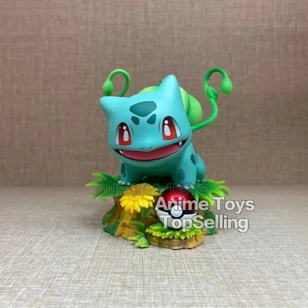 10cm Pokemon Bulbasaur Anime Figure – PVC Action Toy for Kids & Collectors