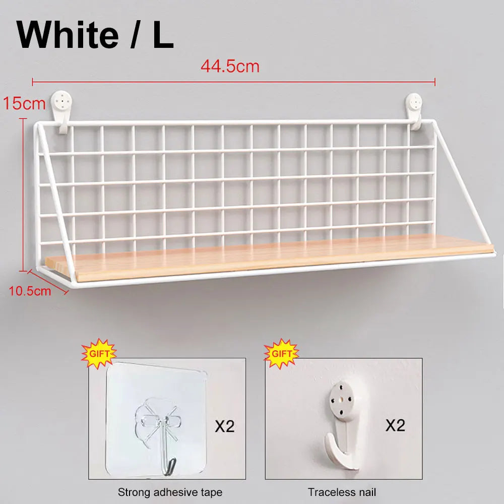 Wooden Hanging Spice Rack – Wall-Mounted Kitchen Organizer for Jars, Seasoning & Accessories