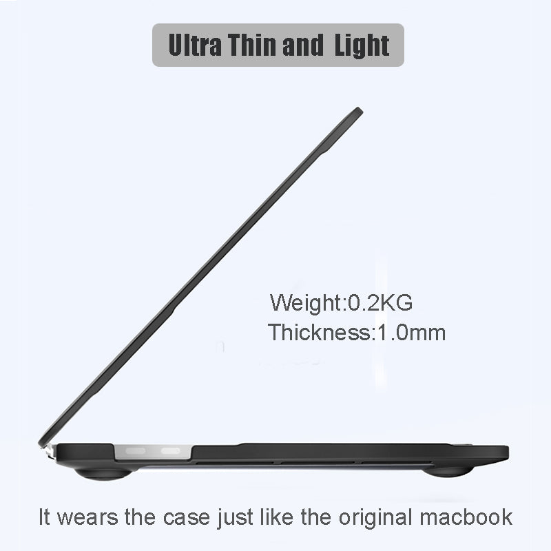 MacBook Air 15 inch M2 & 13-inch M1 Case – Laptop Cover for 2023 MacBook Air, Pro 13/14/16, Funda Coque