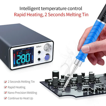 Aixun 200W T3A Smart Soldering Station – T12/T245 Handle for PCB & BGA Motherboard Welding Repair Tools