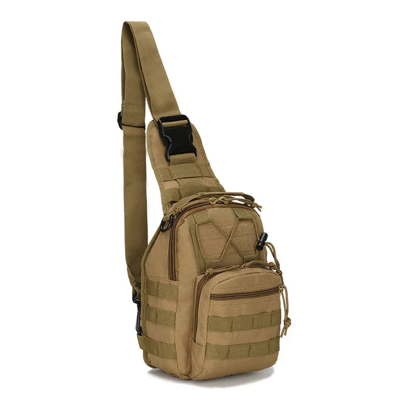Men’s Waterproof Outdoor Crossbody Chest Bag – Sports Bike Shoulder Handbag