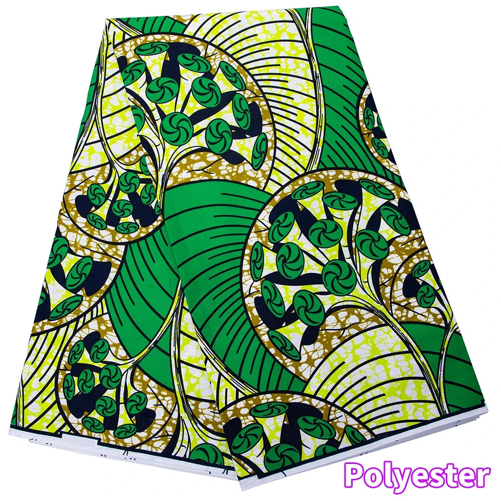 African Ankara Wax Print Fabric - Retro Double Print Patchwork Sewing Material for DIY Clothing