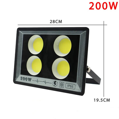 LED Flood Light - 50W-500W IP65 Waterproof Outdoor Spotlight for Garden, Street & Security Lighting