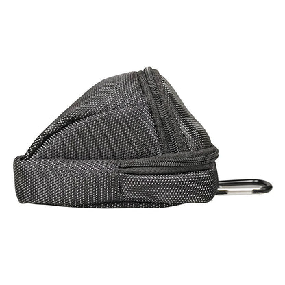 Mini Park Golf Ball Bag with Hook – Portable Nylon Waist Bag for Park Balls, Outdoor Sports Golf Accessories