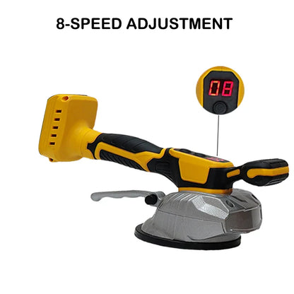 High-Capacity Tile Tiling Machine — 8-Position Adjustable Vibrating Tile Laying Tool for Wall & Floor — DeWalt 18V Compatible (Battery Not Included)