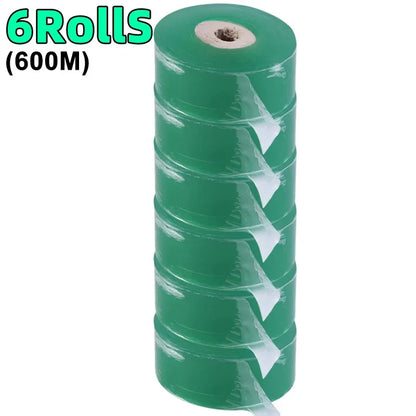 PE Grafting Tape Film - Stretchable Self-Adhesive Garden Tree Plant Grafting Wrap Roll