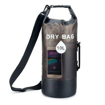 10L/20L Waterproof Dry Bag – Storage Pouch for Swimming, Trekking, Rafting, Boating & Kayaking (Backpack XD117Y)