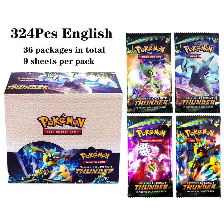 324pcs Pokemon TCG Booster Box - Sword & Shield Fusion Strike Trading Card Packs Display Set with 36 Booster Packs