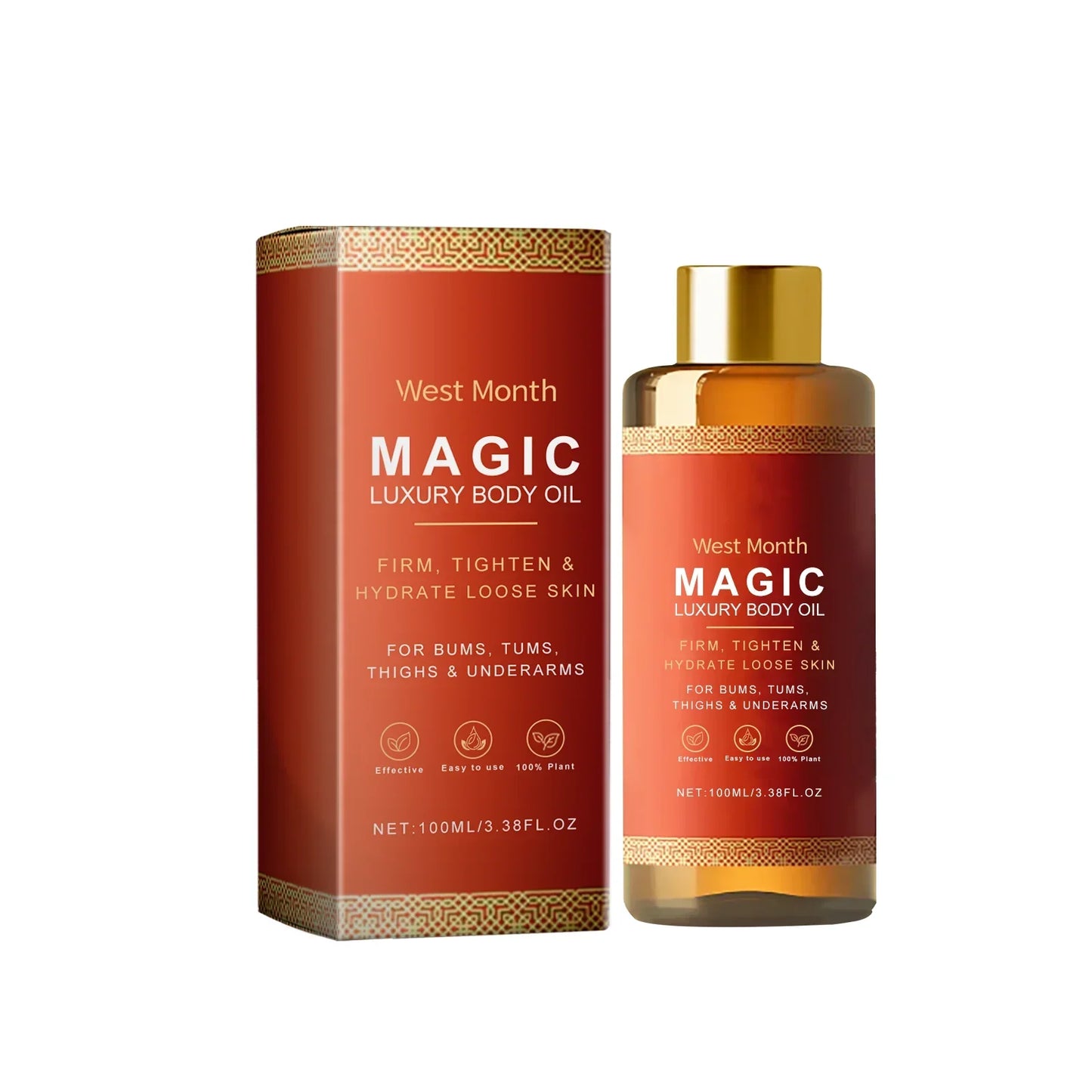Body Firming & Lifting Oil – Moisturizing Skin Care for Sagging, Fine Lines & Brightening