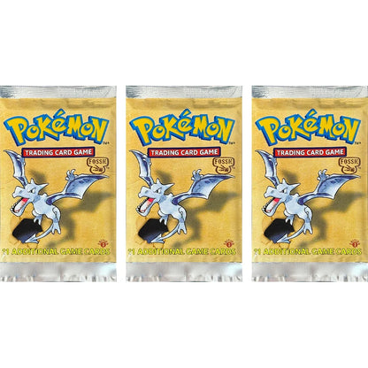 Pokémon Booster Packs Base Fossil Jungle - 11 Cards Per Pack & 36 Pack Booster Box Proxy Game Cards Collection