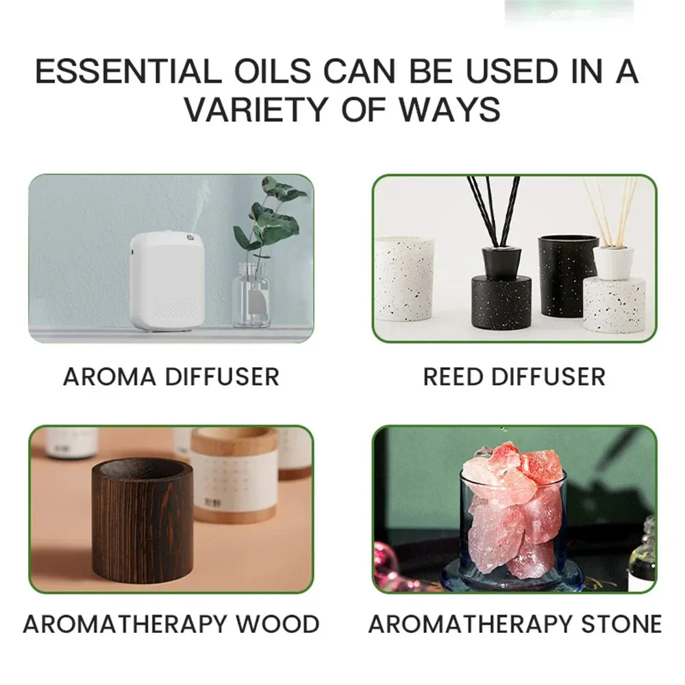500ml Essential Oils for Diffusers - Perfume Oil & Air Freshener for Home & Hotel Fragrance Devices