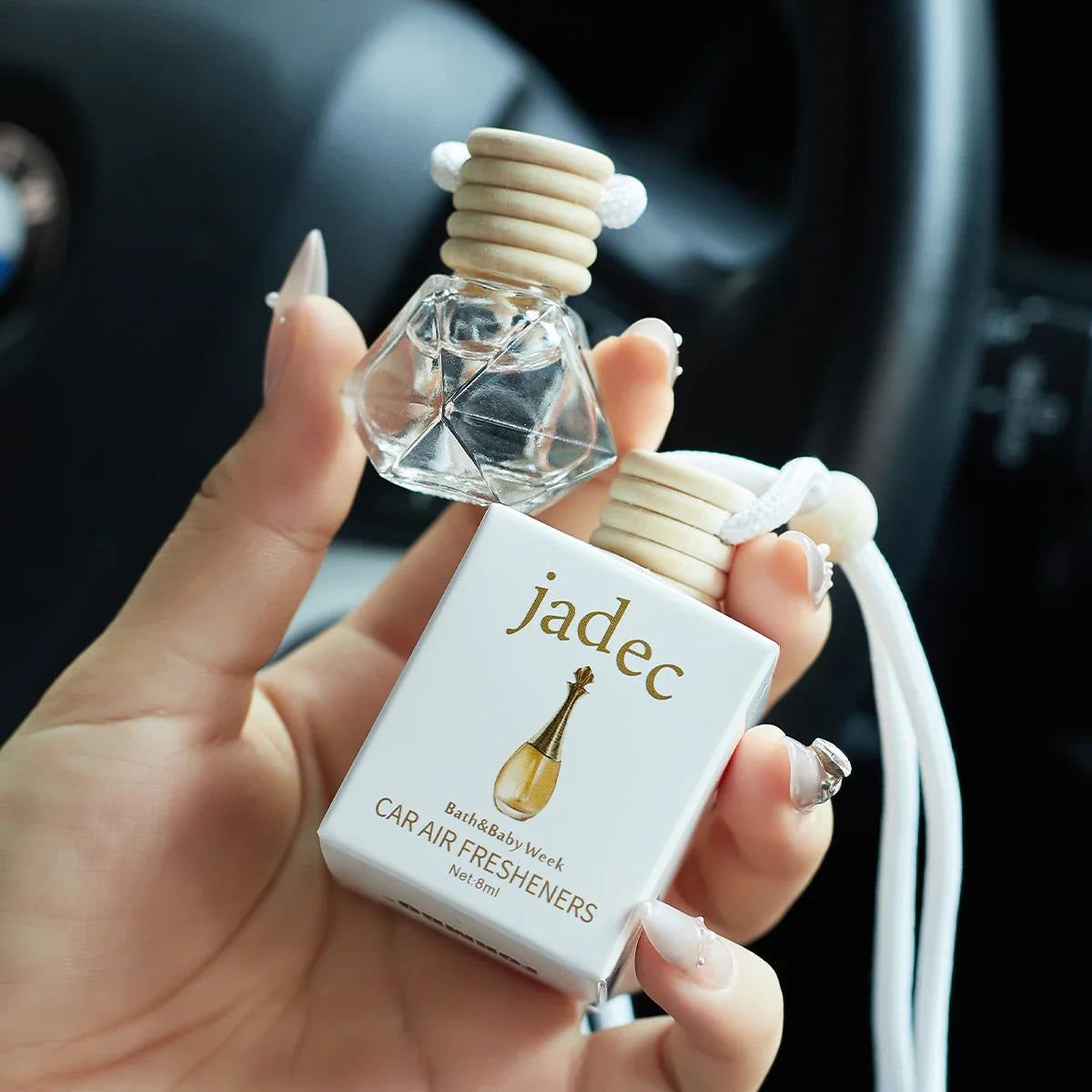 Car Perfume Air Freshener – Long-Lasting Interior Fragrance for Fresh & Charming Car Scent