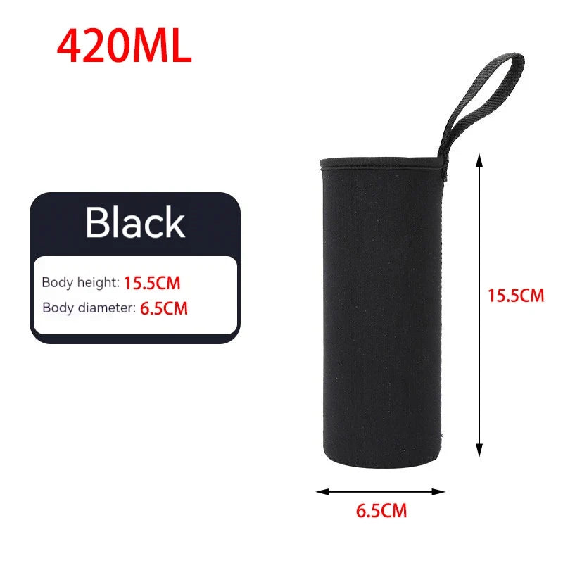 Portable Insulated Water Bottle Holder Bag - Neoprene Thermos Cup Pouch with Adjustable Strap 750ML/1000ML/1500ML
