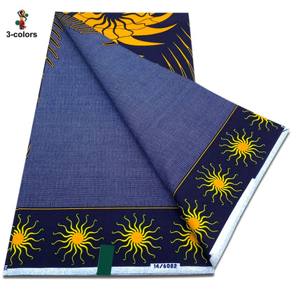 2026 African Ankara Wax Print Fabric - 100% Cotton Soft Dutch Hollandais Pagne for Dresses