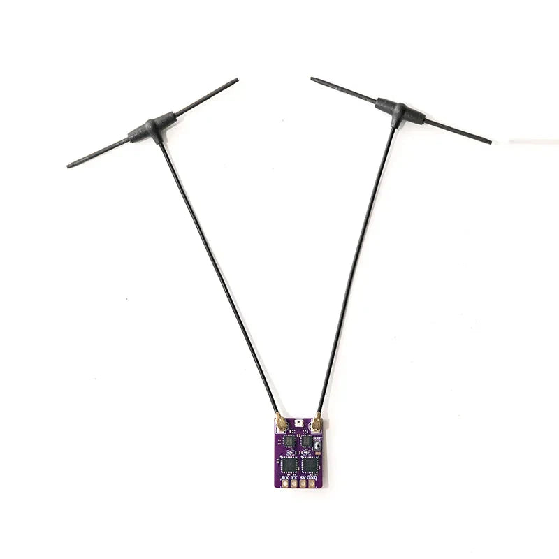 ELRS 2.4G Dual Antenna Diversity Receiver – Built-in TCXO RX for FPV Freestyle & Long Range RC Racing Drones