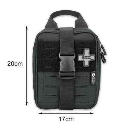 Rhino Rescue IFAK Empty Pouch - MOLLE Tactical Medical Gear Bag for Camping, Hiking & Outdoor Emergencies