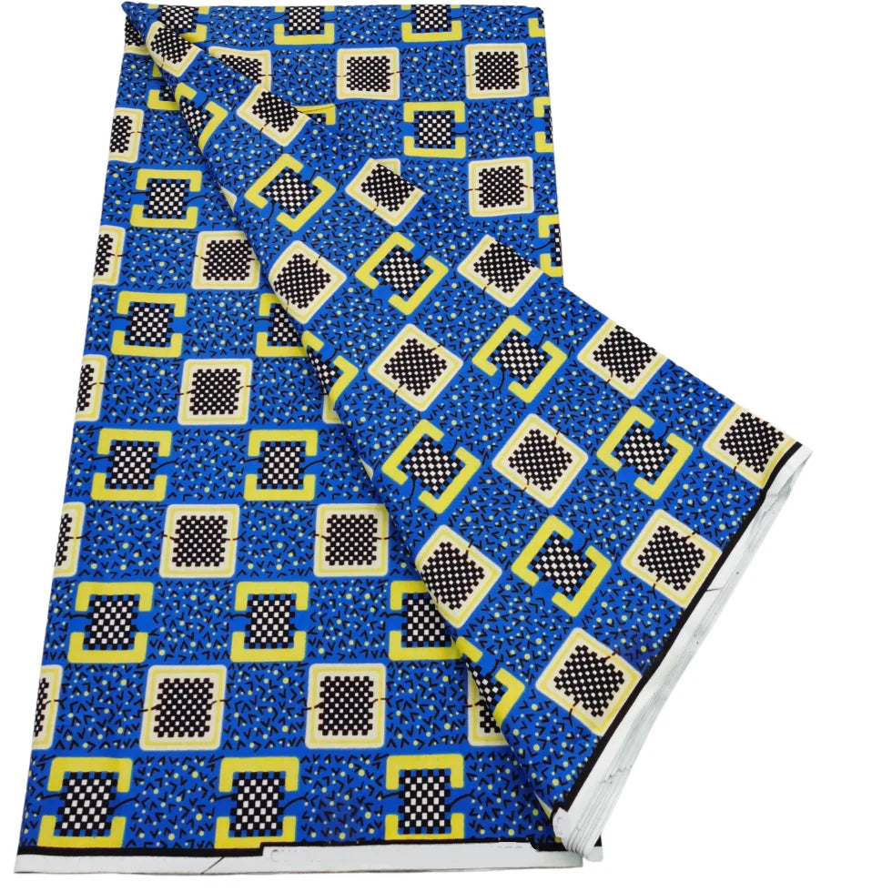 100% Cotton Real Wax Ankara Fabric - 2026 African Print Wedding Dress Sewing Fabric