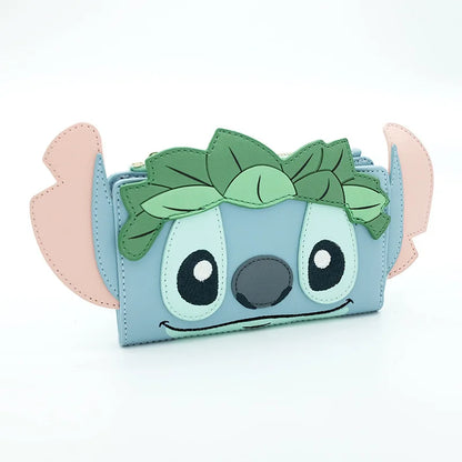 Stitch Luau Cosplay Double Strap Shoulder Bag – Women’s Beach Backpack & Wallet Purse